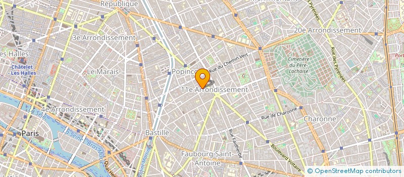 localisation de l'entreprise SCI LISA  PARIS