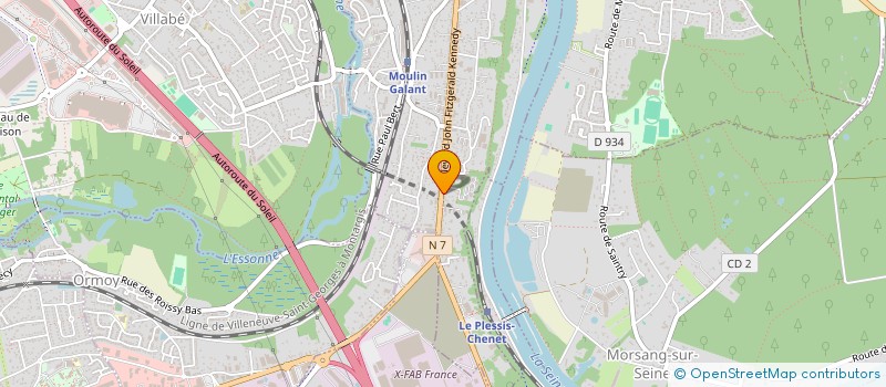 localisation de l'entreprise SCI LISA GUILLAUME à CORBEIL-ESSONNES