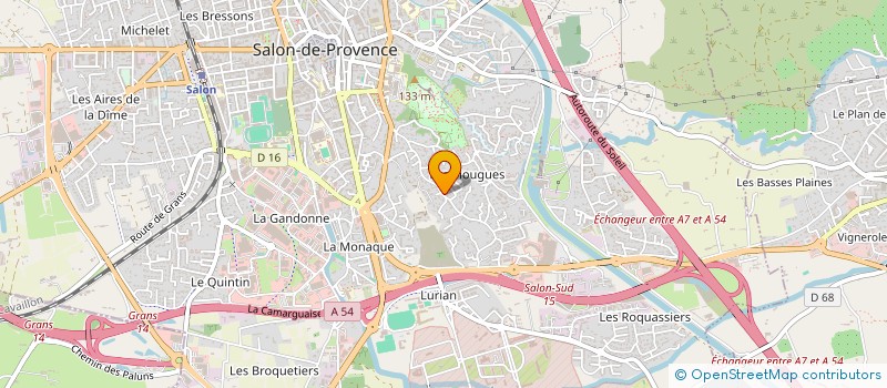 localisation de l'entreprise SCI LISA-LUCAS  SALON-DE-PROVENCE