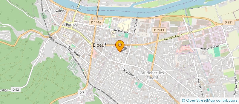 localisation de l'entreprise SCI LISA3A  CAUDEBEC-LES-ELBEUF