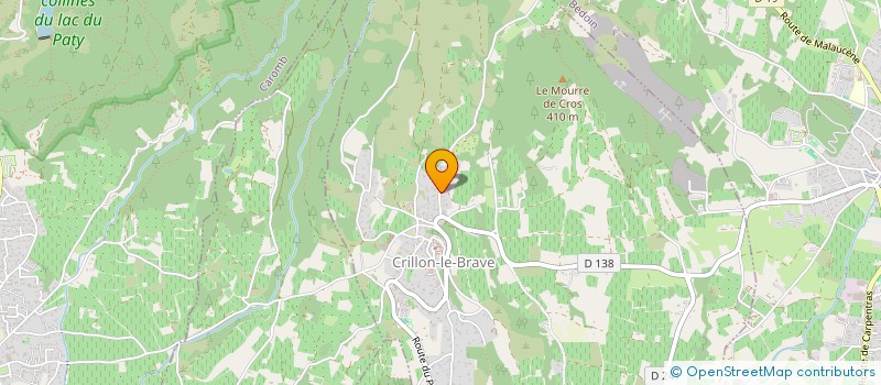 localisation de l'entreprise SCI LISACEME  CRILLON-LE-BRAVE