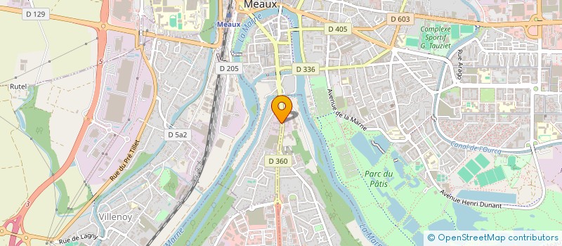 localisation de l'entreprise SCI LISALENNY à MEAUX