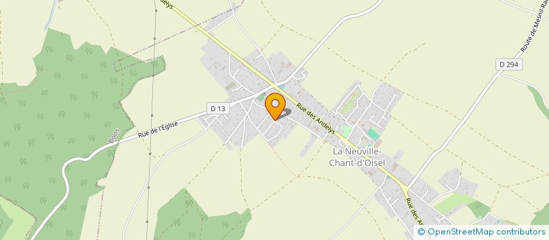 localisation de l'entreprise SCI LISALIE  LA NEUVILLE-CHANT-D'OISEL