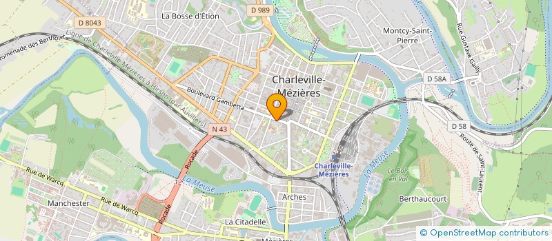 localisation de l'entreprise SCI LISALUCAS à CHARLEVILLE-MEZIERES