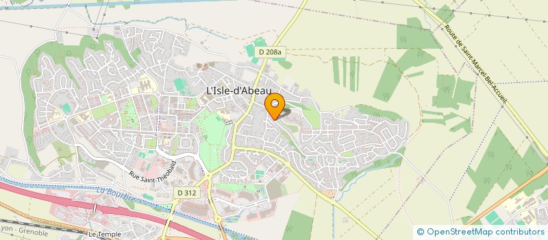 localisation de l'entreprise SCI LISAN  L'ISLE-D'ABEAU