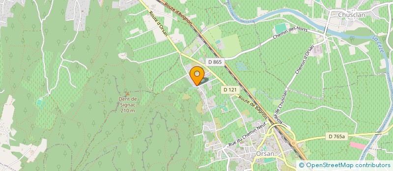 localisation de l'entreprise SCI LISANDRO  ORSAN