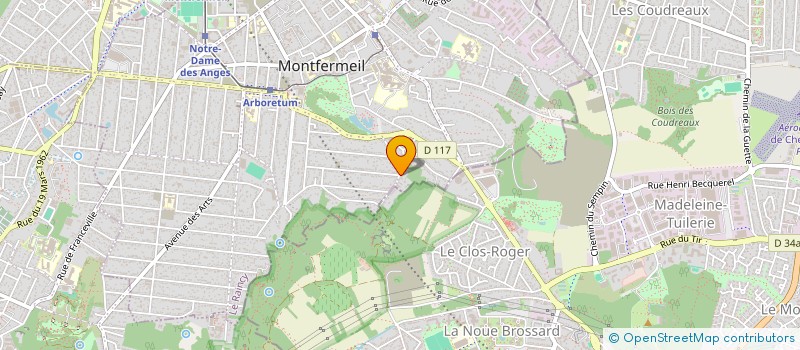 localisation de l'entreprise SCI LISANE à MONTFERMEIL