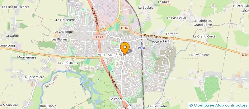 localisation de l'entreprise SCI LISANE  VERN-SUR-SEICHE