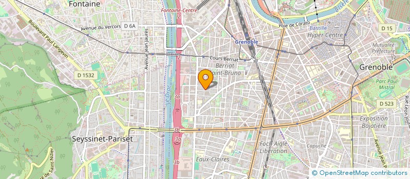 localisation de l'entreprise SCI LISANGE  GRENOBLE