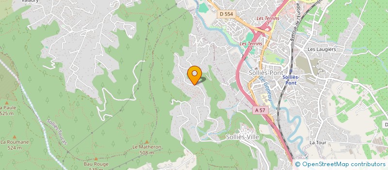 localisation de l'entreprise SCI LISANGE  SOLLIES-VILLE