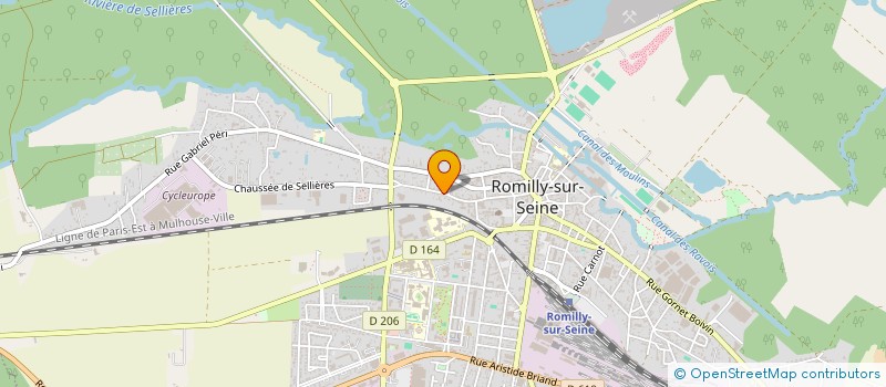 localisation de l'entreprise SCI LISAREM à ROMILLY-SUR-SEINE