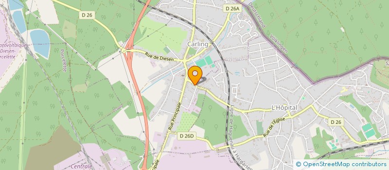 localisation de l'entreprise SCI LISASO  LIXING-LES-SAINT-AVOLD