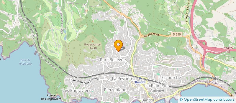 localisation de l'entreprise SCI LISAXI  BANDOL