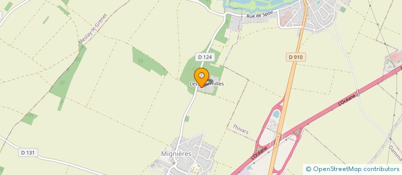 localisation de l'entreprise SCI LISBAS à MIGNIERES