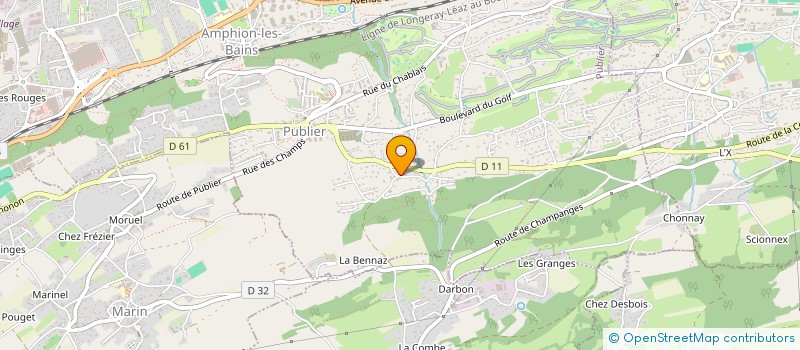 localisation de l'entreprise SCI LISBOA  PUBLIER