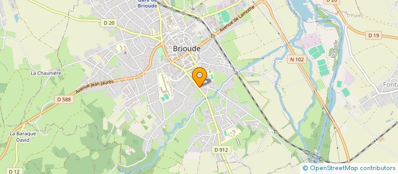 localisation de l'entreprise SCI LISBOURG II  BRIOUDE
