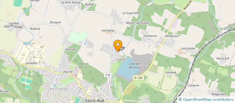 localisation de l'entreprise SCI LISCUIT  SAINT-AVE