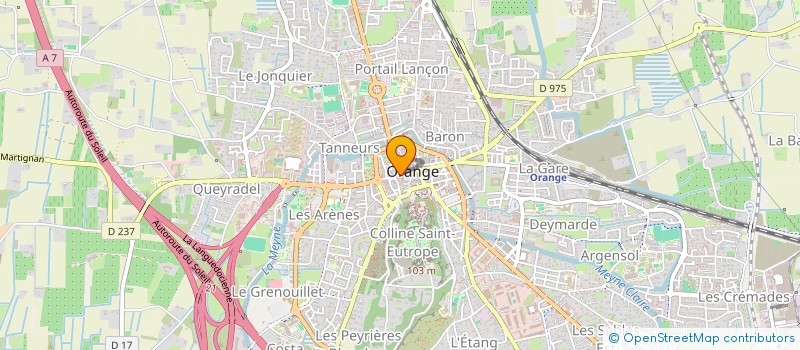 localisation de l'entreprise SCI LISE  ORANGE