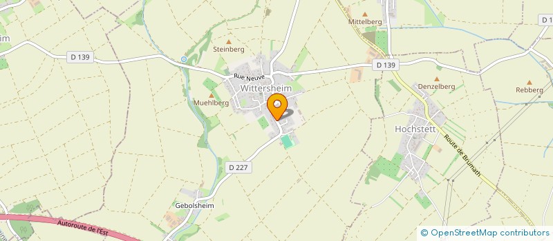 localisation de l'entreprise SCI LISEBTIMA  WITTERSHEIM