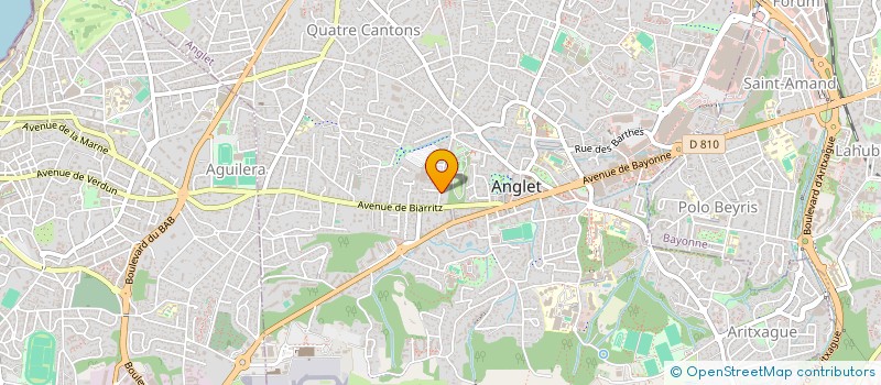 localisation de l'entreprise SCI LISENIA  ANGLET