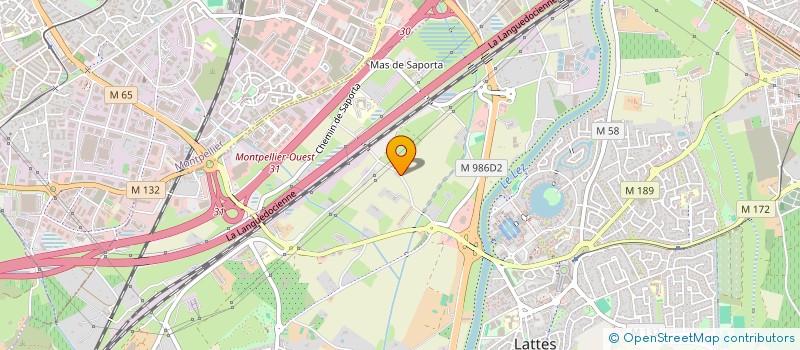 localisation de l'entreprise SCI LISI à LATTES