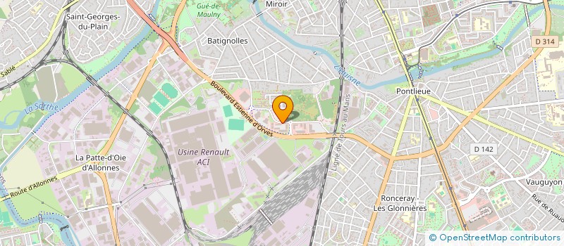 localisation de l'entreprise SCI LISIEUX CONTEL  LE MANS