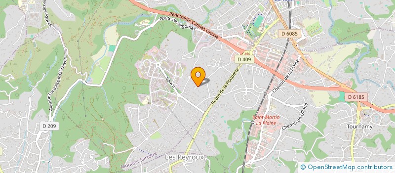 localisation de l'entreprise SCI LISIRE à MOUANS-SARTOUX