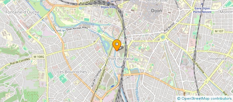 localisation de l'entreprise SCI LISLOU à DIJON