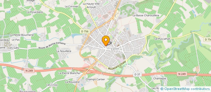localisation de l'entreprise SCI LISON D'AVRIL  VALLET