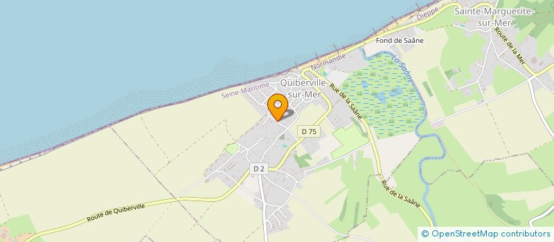 localisation de l'entreprise SCI LISOTIN  QUIBERVILLE-SUR-MER