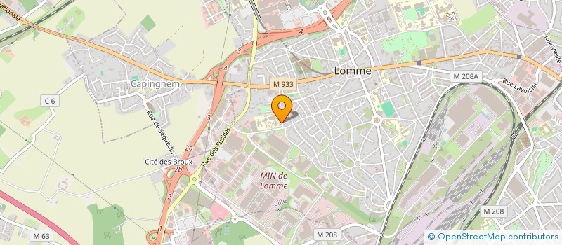 localisation de l'entreprise SCI LISPHAINE à LILLE