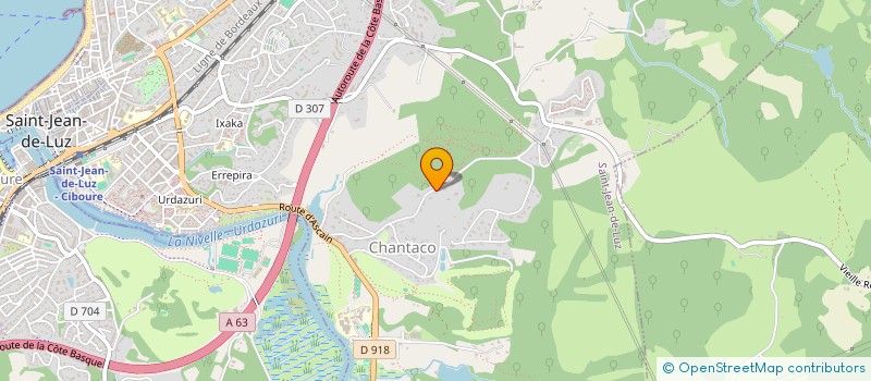 localisation de l'entreprise SCI LISSA à SAINT-JEAN-DE-LUZ