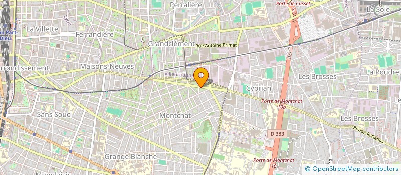 localisation de l'entreprise SCI LISSES  LYON