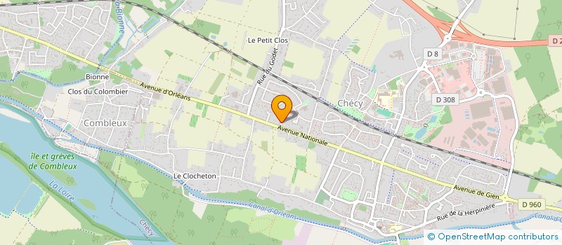 localisation de l'entreprise SCI LISSY  CHECY