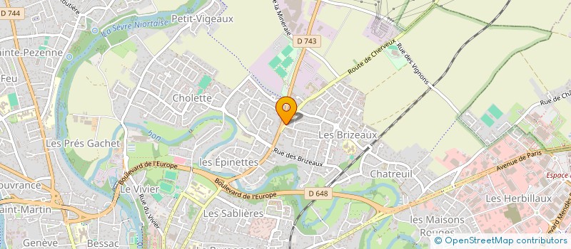 localisation de l'entreprise SCI LISUCAS  NIORT