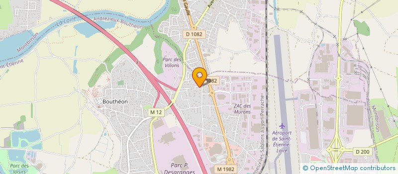 localisation de l'entreprise SCI LISULA  ANDREZIEUX-BOUTHEON