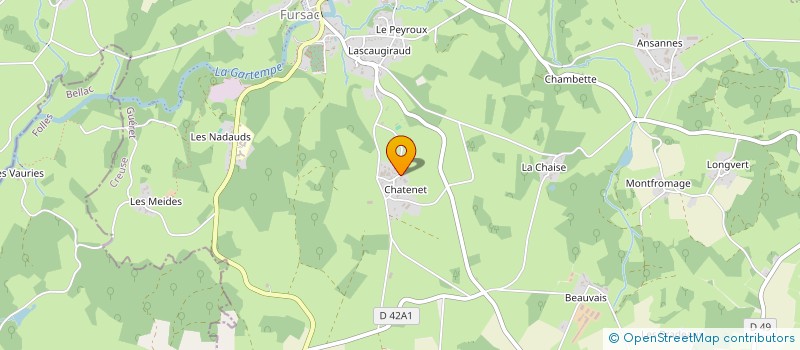 localisation de l'entreprise SCI LISYOS à FURSAC