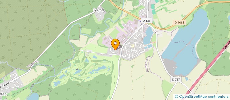 localisation de l'entreprise SCI LITA  SOUFFLENHEIM