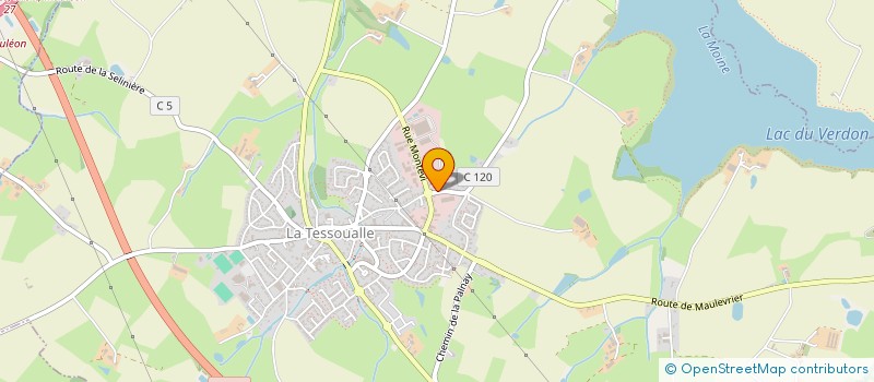 localisation de l'entreprise SCI LITI  LA TESSOUALLE