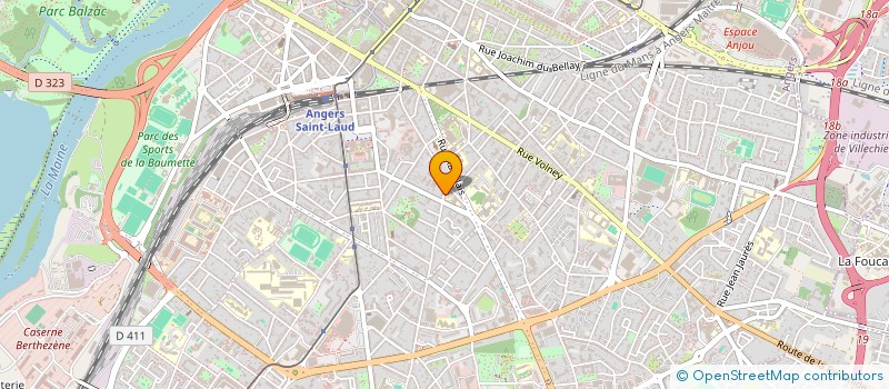 localisation de l'entreprise SCI LITOUX GREENE à ANGERS