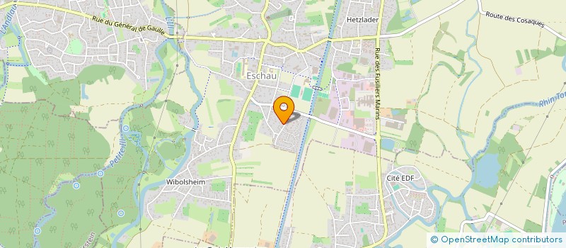 localisation de l'entreprise SCI LITT  ESCHAU