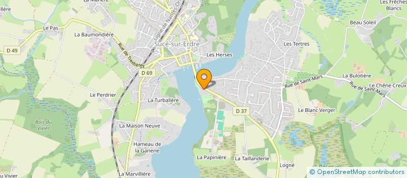 localisation de l'entreprise SCI LITTLE FROGS  SUCE-SUR-ERDRE