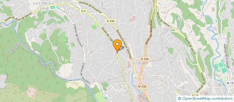 localisation de l'entreprise SCI LITTLE KING  LA COLLE-SUR-LOUP