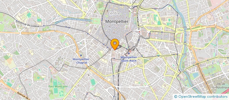 localisation de l'entreprise SCI LITTORAL INVEST à MONTPELLIER