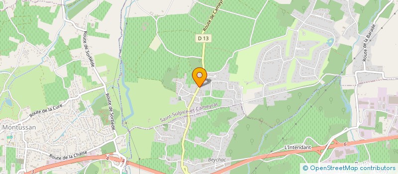 localisation de l'entreprise SCI LITTORAL MAISON  SAINT-SULPICE-ET-CAMEYRAC