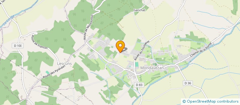 localisation de l'entreprise SCI LITTORALIS  MONDAVEZAN