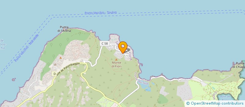 localisation de l'entreprise SCI LITTORIA à PORTO-VECCHIO