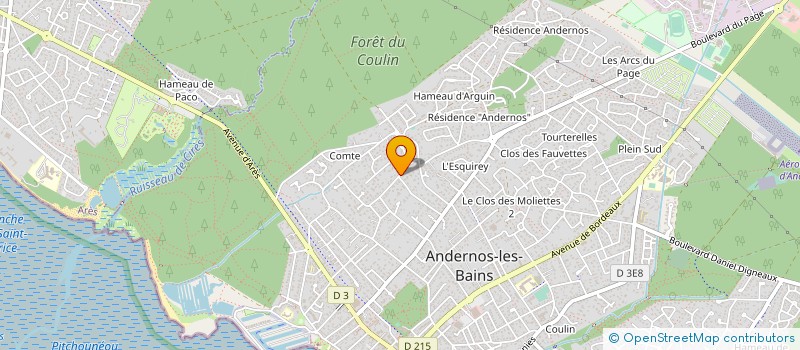 localisation de l'entreprise SCI LITZ  ANDERNOS-LES-BAINS