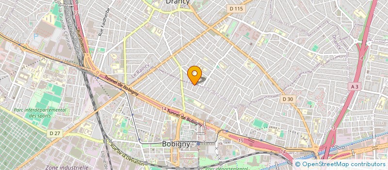 localisation de l'entreprise SCI LIU  BOBIGNY