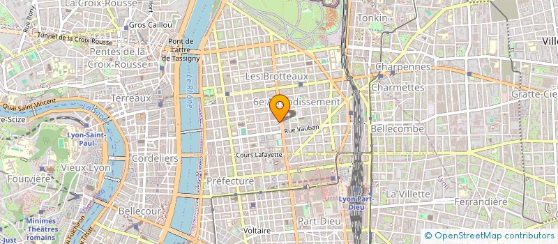 localisation de l'entreprise SCI LIU INVESTISSEMENTS  LYON